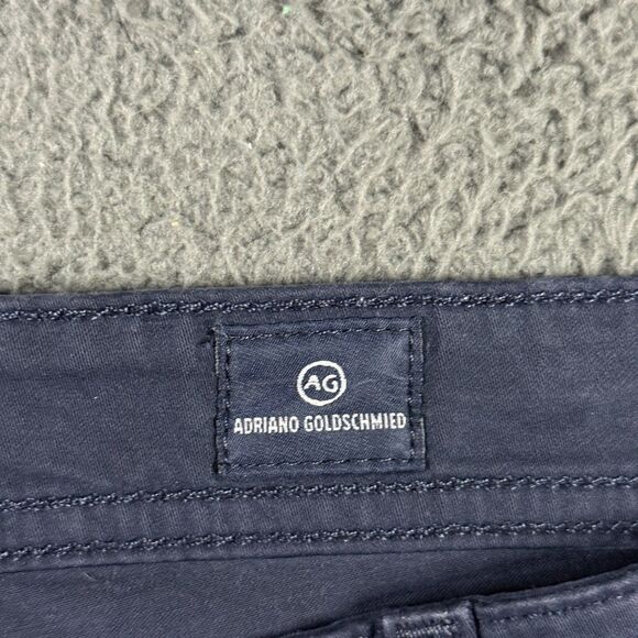 AG Adriano Goldschmied Pants Mens 34x34 Blue Protege Straight Leg Chino Preppy - Picture 5 of 16